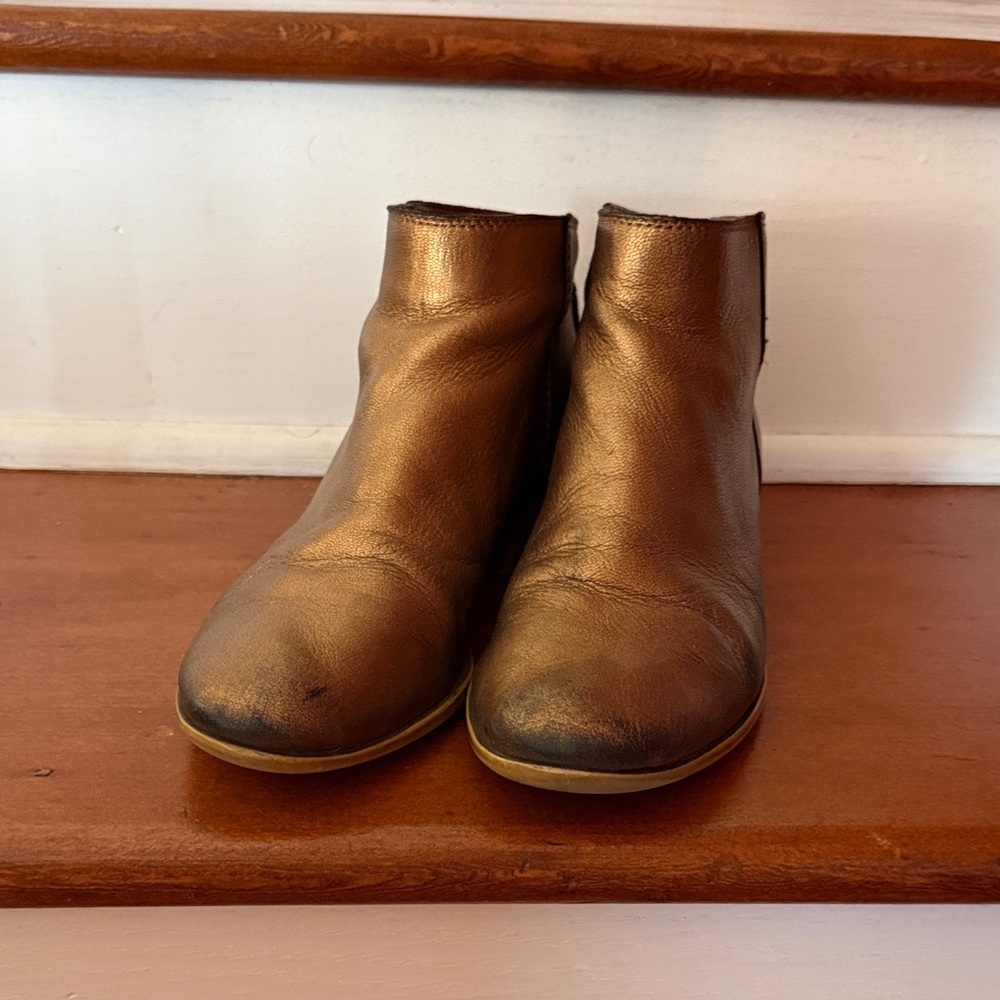 Lucky Brand Bronze Ankle Boots